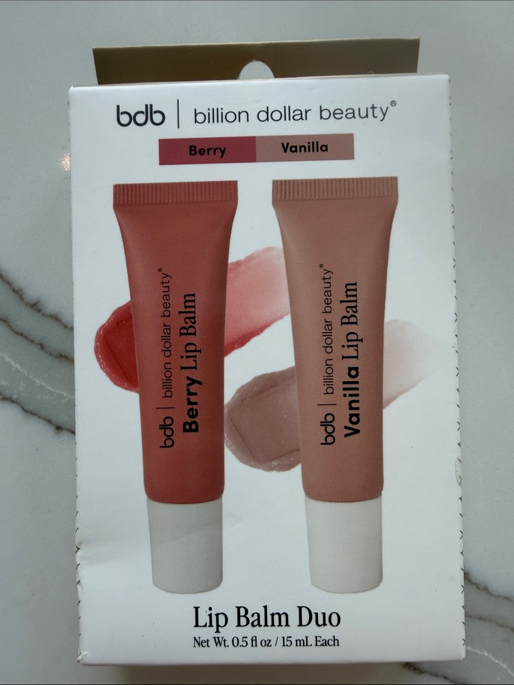 Lip Balm Duo - Berry & Vanilla